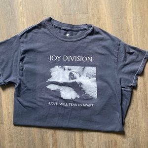 Joy Division Love Will Tear Us Apart Band Tee